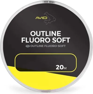 Zdjęcie produktu dla Avid Carp Outline Fluoro-Soft 20 m - 25 lb - 11,36 kg - 0,45 mm