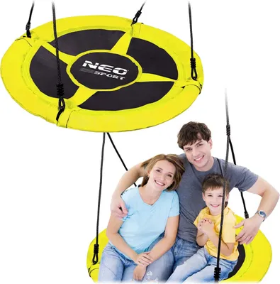 Obrázok produktu pre Hojdačka Bocianie hniezdo Swingo XXL žltá 95 cm