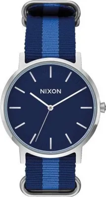Produktbild von Nixon Porter Uhr A10591307, 40 mm, 50m wasserdicht, NATO-Armband, Marineblau