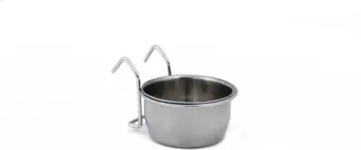 Produktbild von Beeztees Coopcup Inox+Haken - Hundenapf- 0,2l - 7 cm