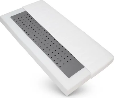 Produktbild von Kindermatratze 90x200 mit rundum Trittkante, Höhe ca. 11cm, Bezug waschbar, Kinder Baby Matratze 90x200 für Kinderbett und Babybett, CertiPUR  & in Deutschland hergestellt