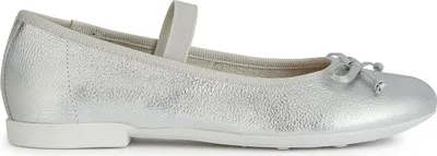 Produktbild von Geox Mädchen Jr Plie' D Ballet Flat, Silber, 29 EU