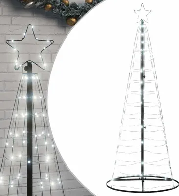 Obrázek produktu pro LED vánoční stromek 200 studených bílých LED diod 180 cm