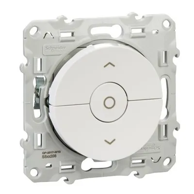 Produktbild von Odace | Weiß | Jalousieschalter 3fach 6A Schneider Electric