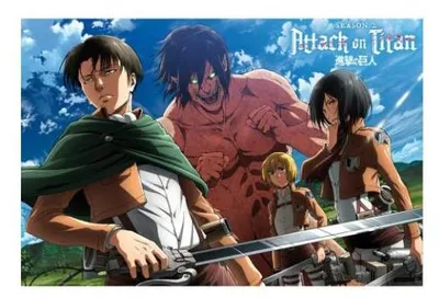 Produktbild von P. Derive: Animation: Attack on Titan - Ready to Fight Poster 91x61 cm