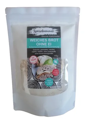 Produktbild von Speisekammer Glutenfreies Veganes Brot Backmischung 195g / glutenfrei / paleo / ohne Zuckerzusatz