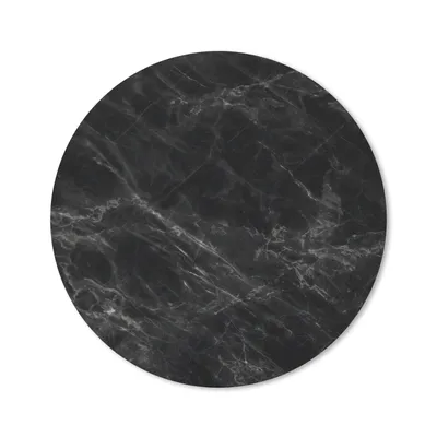 Produktbild von MuchoWow® Mauspad Mousepad Marmor - Chic - Schwarz - Grau 20x20 cm - Mousepads - Maus Mat - Pad - Mausunterlage - Schreibtischmatte