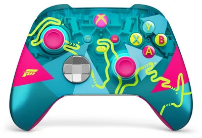 Immagine prodotto di Controller Xbox Microsoft Forza Horizon 6 Limited Edition, gamepad, Android, PC, Xbox One, Xbox Series S, Xbox Series X, iOS, croce direzionale, pulsante Condividi, wireless, Bluetooth, multicolore
