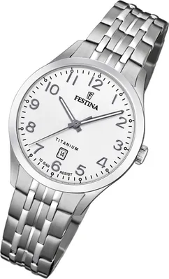 Produktbild von Festina Analog Damen Uhr Klassik F20468/1 Titan Armband-Uhr silber UF20468/1