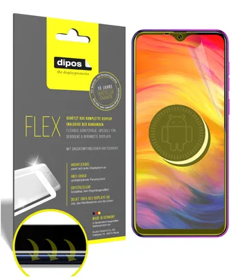 Produktbild von 3x Ulefone Note 7 Schutzfolie Folie, 100% Displayabdeckung, dipos Flex