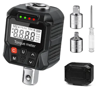 Digitaler Drehmomenttester 17-340 Nm, hochpräzise, 4 Einheiten
