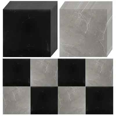 Obrázek produktu pro Podlahové dlaždice, 40 kusů - Samolepicí, rozměr 30 x 30 cm - Vinylová podlaha - Vzhled mramoru - Vodotěsné - Odolný materiál
