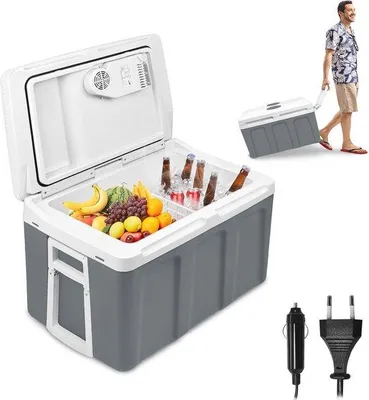 Produktbild von Famanu Kühlbox 48 Liter - 12V/230V - Warm- und Kaltfunktion