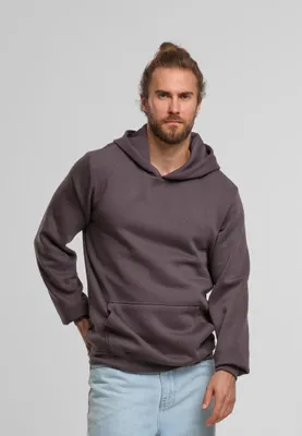 Produktbild von Urban Classics Herren-Kapuzenpullover mit Kapuze Semious braun L