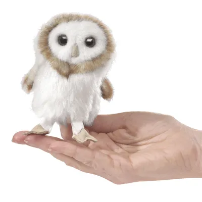 Produktbild von Folkmanis 2645 Fingerpuppe Schleiereule