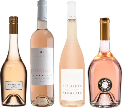 Produktbild von Best Of Provence - Miraval : Studio & Jolie-pitt / Domaine Figuière : Magalie & Première - Rosé Côtes de Provence 2024 75cl