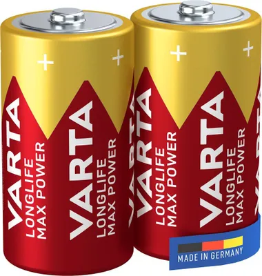 Produktbild von VARTA Alkaline Batterie Longlife Max Power Baby (C/LR14) 2 Batterien