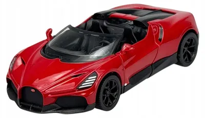 Produktbild von Kinsmart Bugatti Mistral Modellauto Rot Metall 1:36