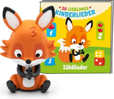 Produktbild von tonies Zähllieder, Spielzeug-Spieldosenfigur, 3 Jahr(e), Schwarz, Orange, Weiß