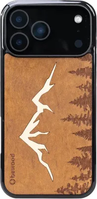 Produktbild von Holzhülle für iPhone 17 Pro Max, Bewood Imbuia-Gebirge
