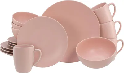 Obrázok produktu pre CreaTable, 21914, Soft Touch Peach, 16-dielny jedálenský servis, kamenina