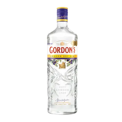 Immagine prodotto di Gordon's London Dry Gin con aromi equilibrati bottiglia da 1000ml