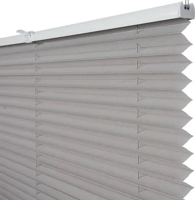 Produktbild von Plissee ohne Bohren Klemmfix | Grau | 45x130cm