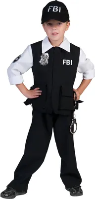 Produktbild von Politie FBI Agent Jongen Kostuum 152