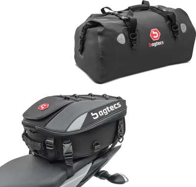 Immagine prodotto di Set borsa posteriore # X30 borsa passeggero 20-30Ltr nero con borsa posteriore Dryb