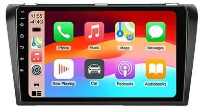 Obrázek produktu pro CarPlay, rozšířené funkce, navigační systém, kompatibilní s modelem Mazda 3 (roky výroby 2004-2009), T4C