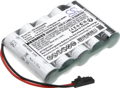 Image de TECHTEK Batterie compatible avec [Exogen] 2000+ Bone Healing System remplace 81042008/B, pour OM0051, pour TL-5275