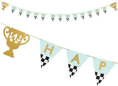 Zdjęcie produktu dla PartyDeco GRL109, Baner reklamowy, Papier, Wielobarwny, Obraz, Uniwersalne, 2500 mm