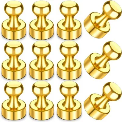 Image de Aimants néodyme puissants, lot de 12, pour le réfrigérateur et le bureau