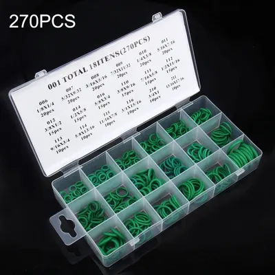 Produktbild von 270 PCS Auto Auto 18 Größen Sortiment Kit Klimaanlage HNBR Dichtung O-Ring Setz