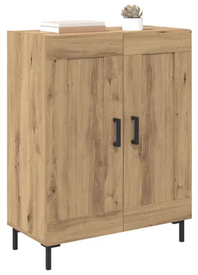 Zdjęcie produktu dla vidaXL Kredens dębowy Artisan 69,5 x 34 x 90 cm drewno kompozytowe i żelazo