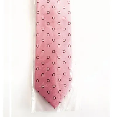 Original Mijas Herren Anlass / Business Krawatte - Rosa 1