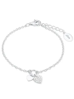 Produktbild von s.Oliver 2022701 Kinder Armband Herz Sterling-Silber 925 Weiß 16 cm