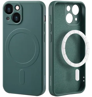 Imagen del producto de Funda de Colores con MagSafe para Apple iPhone 13 Mini - Verde oscuro
