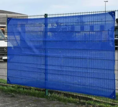 Produktbild von blaues Bauzaunnetz 1,80m x 3,45m