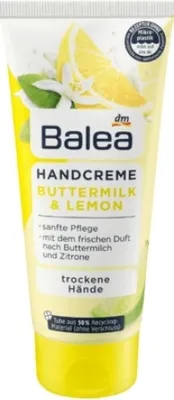Produktbild von Balea, Handcreme mit Buttermilch und Zitrone, 100ml