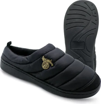 Produktbild von 1. FC Köln Fanartikel Pantoffeln schwarz Uni Hausschuh Gartenschuh, Gr.37