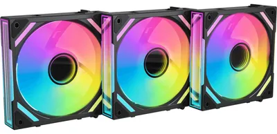 Image de Alpenföhn WingBoost 4 noir pack de 3 120 mm