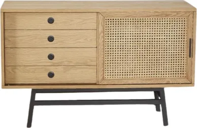 Produktbild von Eichenbuffet mit 1 Tür, 2 Schubladen