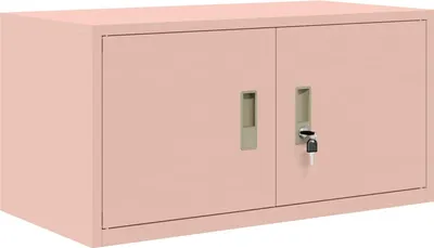 Produktbild von vidaXL Aufbewahrungsschrank Rosa 80 x 40 x 40 cm Stahl