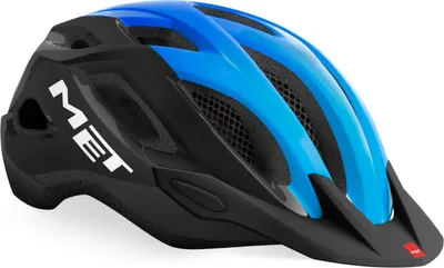 Produktbild von MET CROSSOVER schwarz-blauer Fahrradhelm, Größe XL