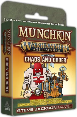 Produktbild von Munchkin Warhammer Age of Sigmar: Chaos and Order, Kartenspiel, Rollenspiele, 10 Jahr(e), 60 min