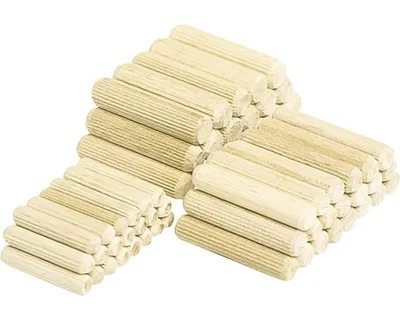 Image de Wolfcraft® Chevilles pour bois long hêtre Ø6x30 mm (50 pièces)