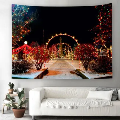 Obrázok produktu pre Vianočný nástenný koberec, 230 x 150 cm, dekorácia