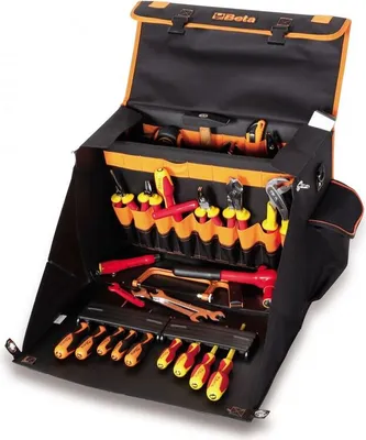 Beta Werkzeugsortiment 60 teilig inkl. Werkzeugtasche aus High-Tech-Gewebe