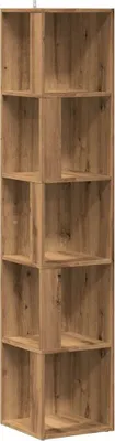 Produktbild von vidaXL Eckregal Artisan-Eiche 33x33x165 cm Holzwerkstoff